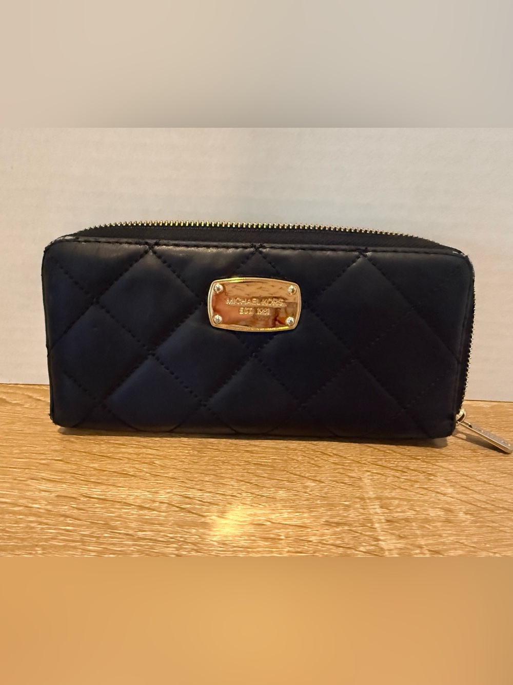 Michael Kors Quilted Black Wallet